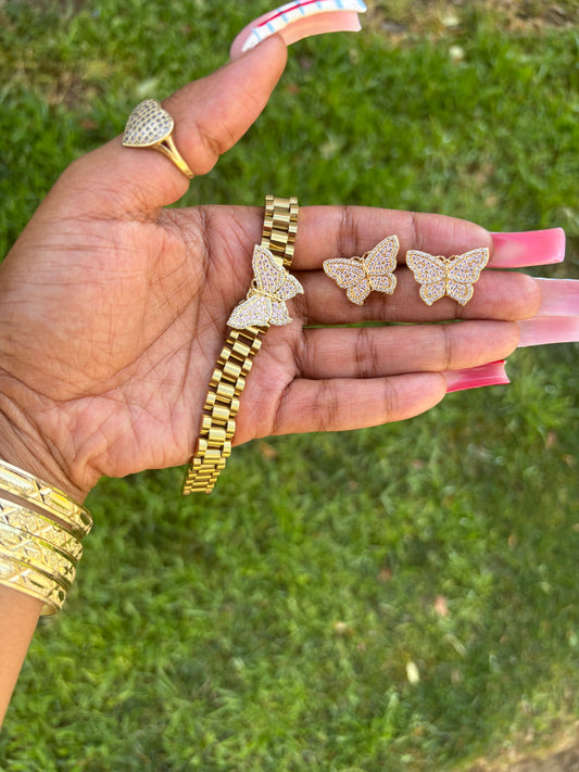 𝓟𝓘𝓝𝓚 𝓑𝓤𝓣𝓣𝓔𝓡𝓕𝓛𝓨 𝓡𝓧 𝓑𝓡𝓐𝓒𝓔𝓛𝓔𝓣 + 𝓑𝓤𝓣𝓣𝓔𝓡𝓕𝓛𝓨 𝓔𝓐𝓡𝓡𝓘𝓝𝓖 𝓢𝓔𝓣